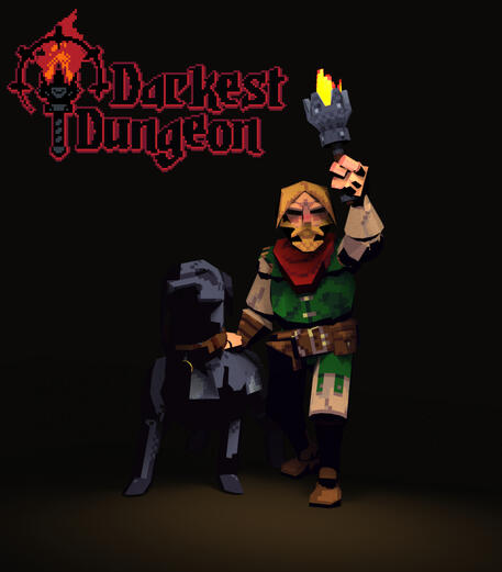 Houndmaster model from Darkest Dungeon