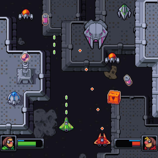 SHMUPED 2 Asset Pack mockup